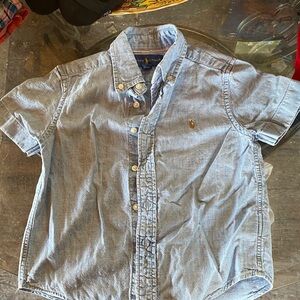 Polo by Ralph Lauren Men's Light Blue Button Down Shirt